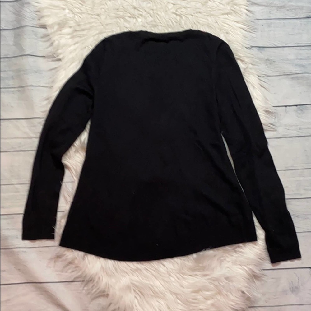 SOLD! Anthro Moth Rose Snapshot Sweater sz S - Picture 5 of 6